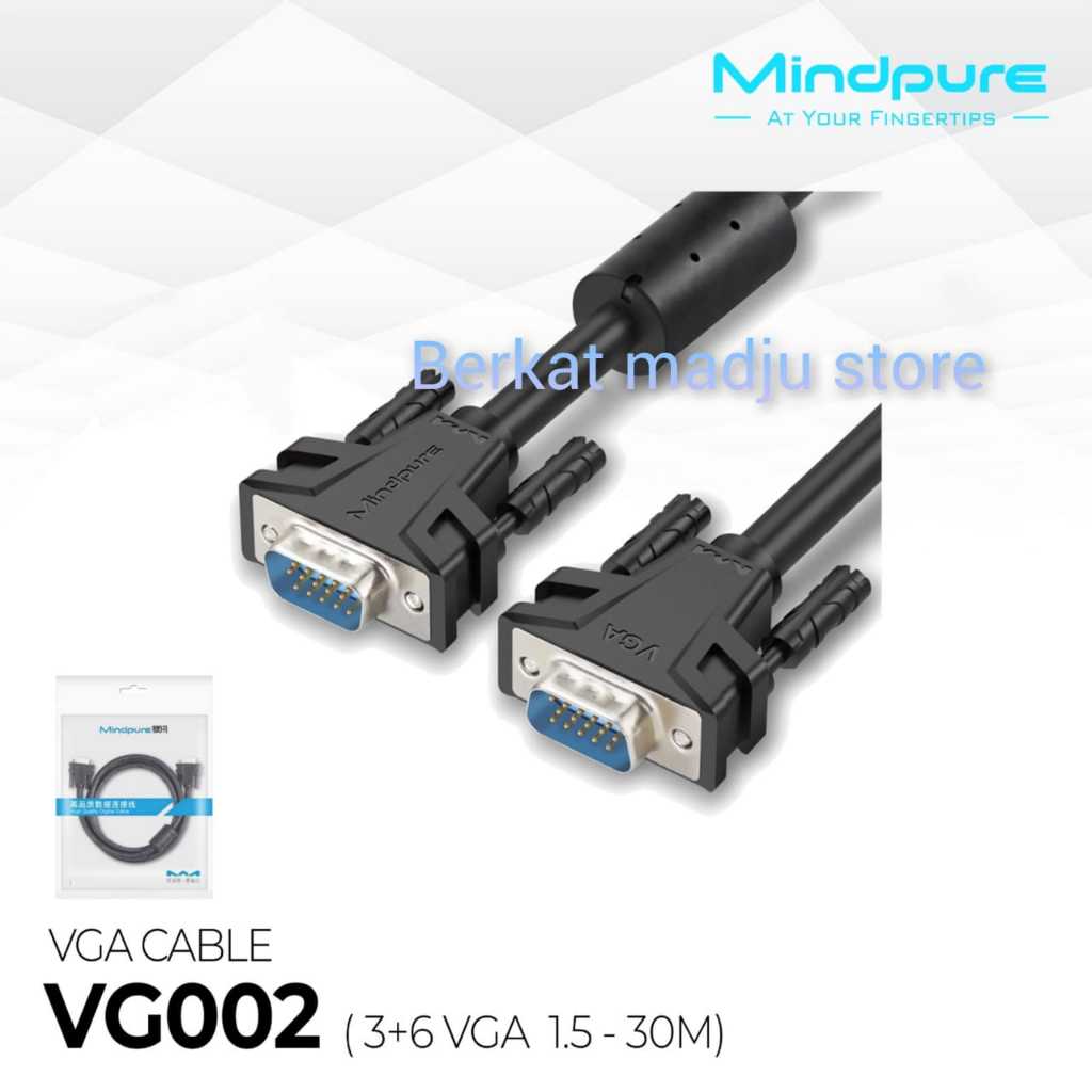 Kabel VGA Cable VGA mindpure VG002 20meter 20m 20 meter Original