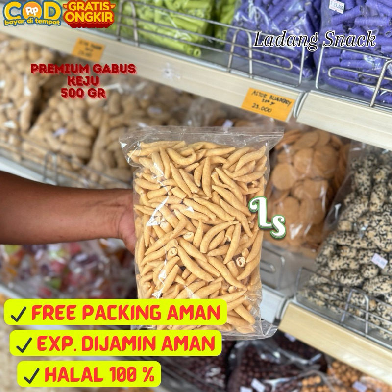 

[500 GR] PREMIUM CURUT KEJU / KUE DAKI GABUS PREMIUM / KUE KEJU PREMIUM RAPUH KEJU TEBAL TERASA SANGAT WANGI / GABUS KEJU SARIKAYA / LADANG SNACK PEKANBARU / LADANG SNACK PKU