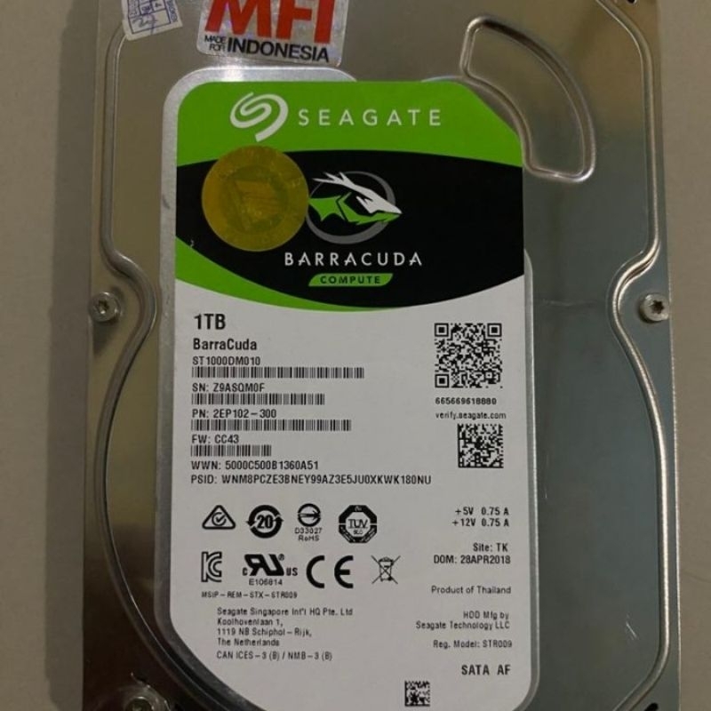 HARDISK INTERNAL SEAGATE BARRACUDA