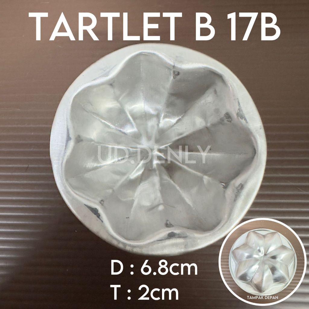 Cetakan Loyang Aluminium Motif Sakura / Loyang Kue Mini Belimbing / Puding Mold / Jelly Mold/ Sakura