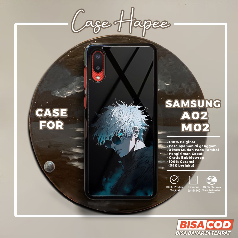 Case Samsung A02 M02 Casing Samsung A02 M02 [GOJO] Casehapee Case Glossy Case Aesthetic Custom Case 