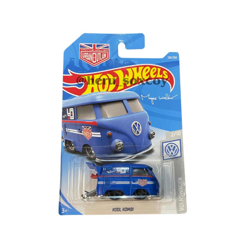 SA - HOTWHEELS HOT WHEELS KOOL KOMBI BIRU URBAN OUTLAW