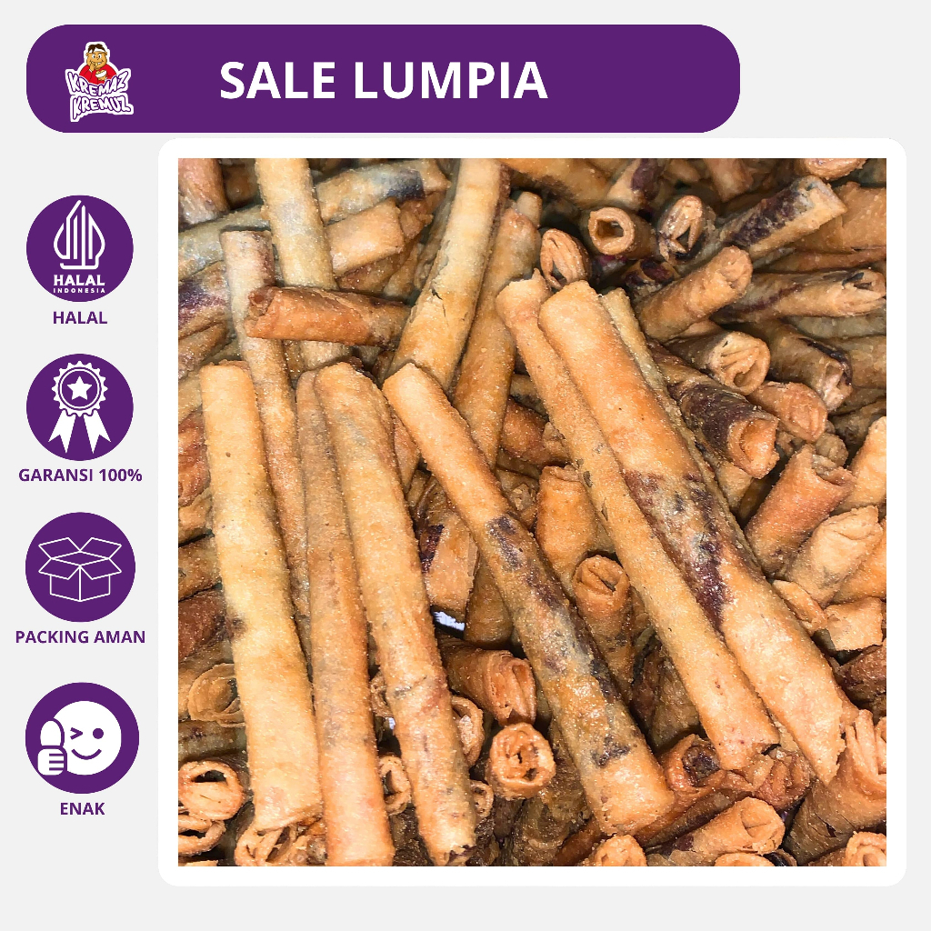 

SALE LUMPIA 250gr / LUMPIA PISANG SALE MANIS 250gr