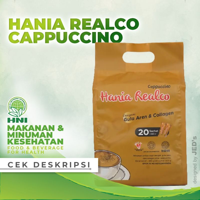 

HANIA REALCO CAPPUCCINO - Minuman Kopi HNI / HPAI