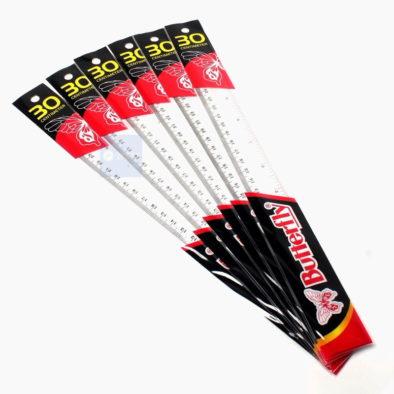 

Penggaris Plastik premium butterfly Ukuran 30cm