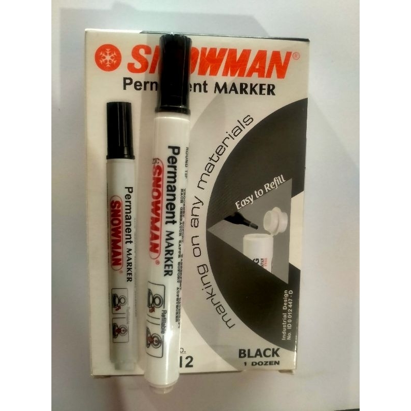 

Spidol Permanent Snowman AG 12