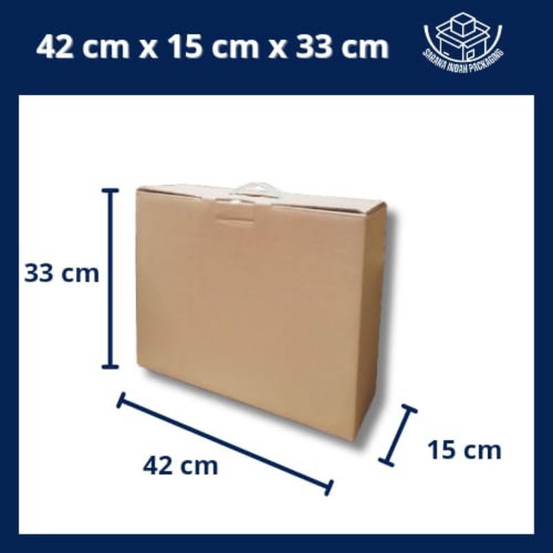 

(5 pcs) Kardus Packing Polos Besar, Kardus Packing Proyektor, Box Packing dll 42x15x33 cm