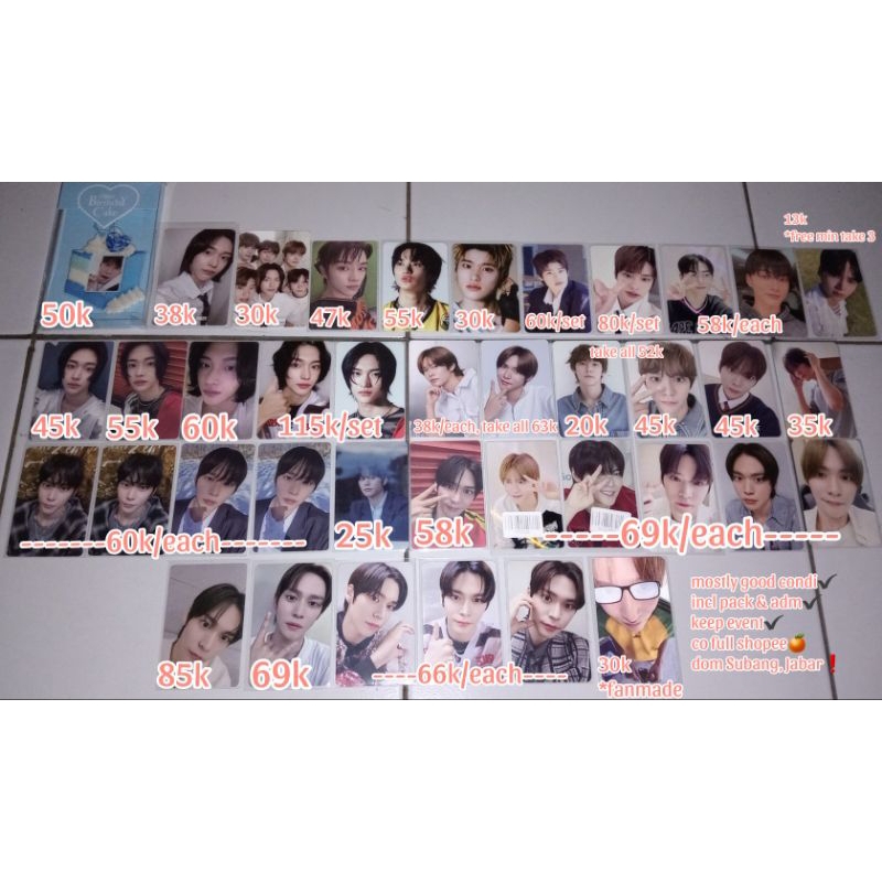 ❗️CLEARANCE SALE TURUN HARGA LAGI❗️PHOTOCARD OFFICIAL RIIZE ERA LAMA GET A GUITAR TALK SAXY LOVE 119