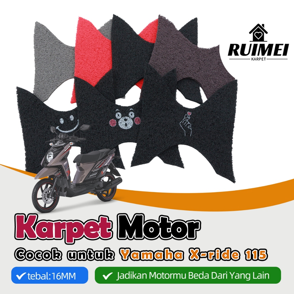RUIMEI karpet X-Ride 115 karpet X-Ride 115 karpet motor X-Ride 115 Keset X-Ride 115 motif Print