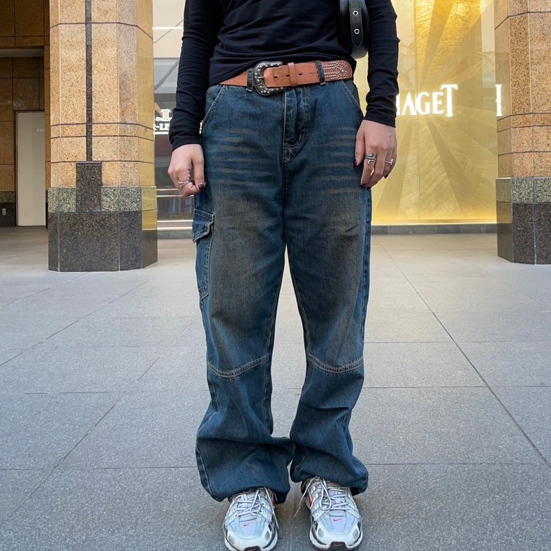 cargo baggy pants | celana y2k