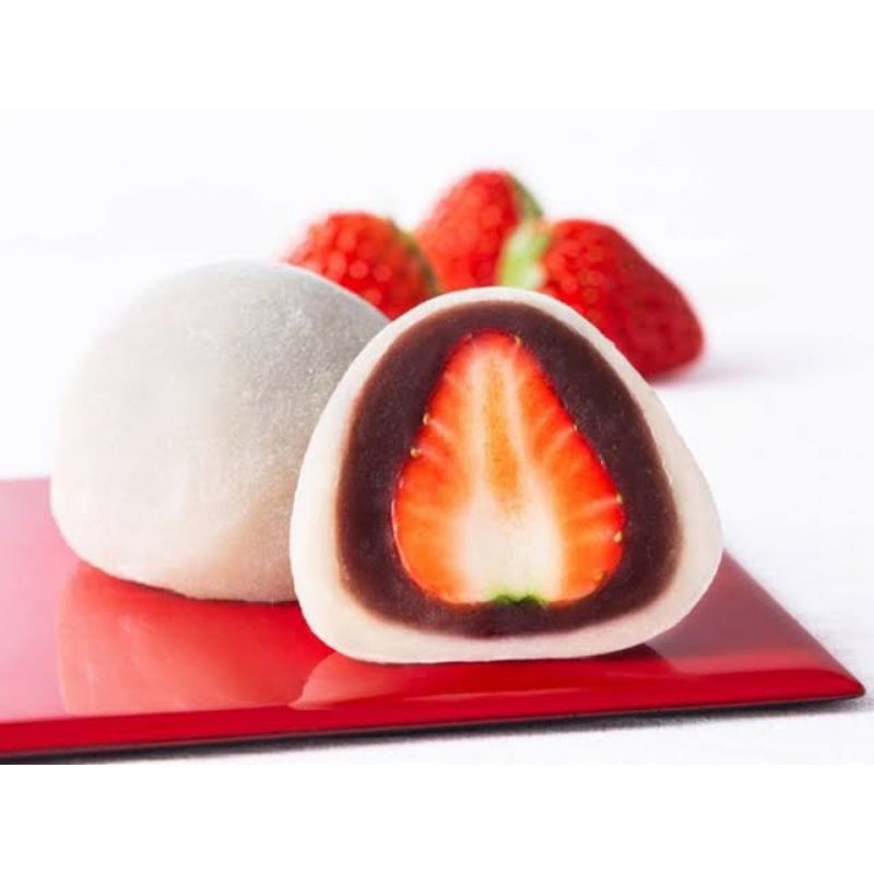 

Daifuku Mochi Strawberry Chocolate by Annira Cake / pcs