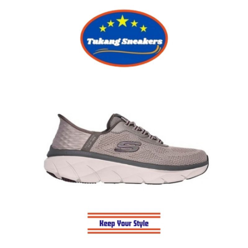 Skechers Slip-Ins D'Lux Walker 2.0 Men's Sneakers - Taupe SKE232446TPE