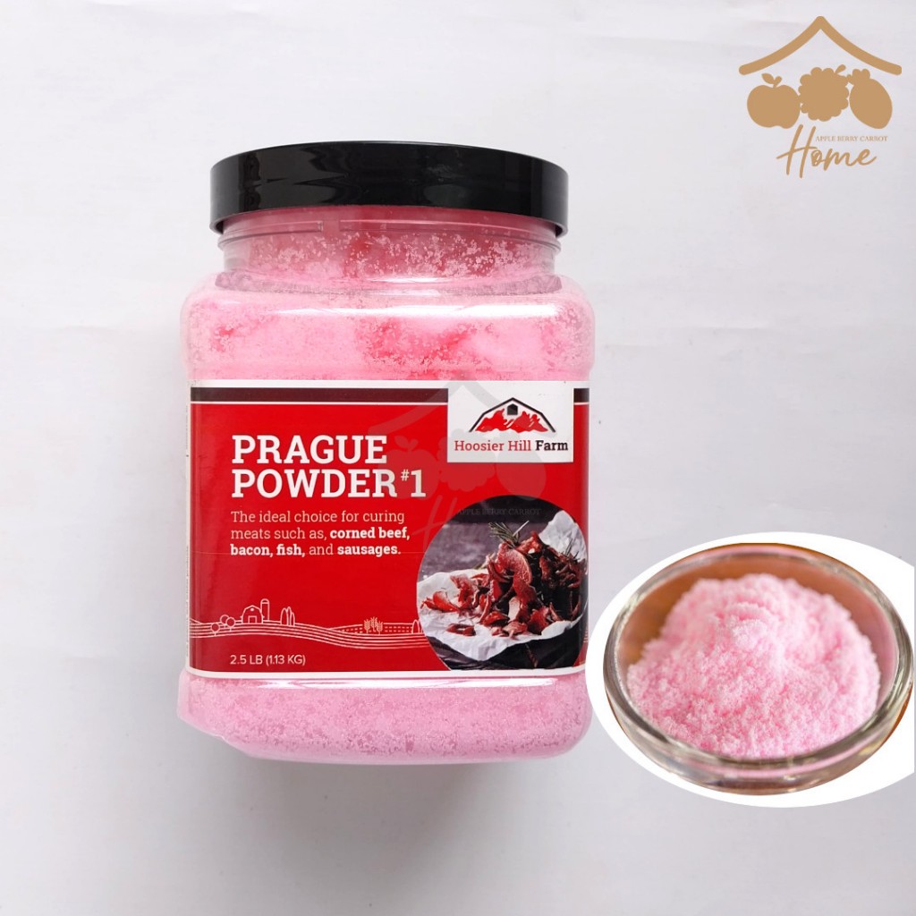 

Hoosier Hill Farm Prague Powder No.1 Pink Curing Salt 25 gr 100 gr sodium nitrite chloride meat garam daging preserving sausages sosis nitrit