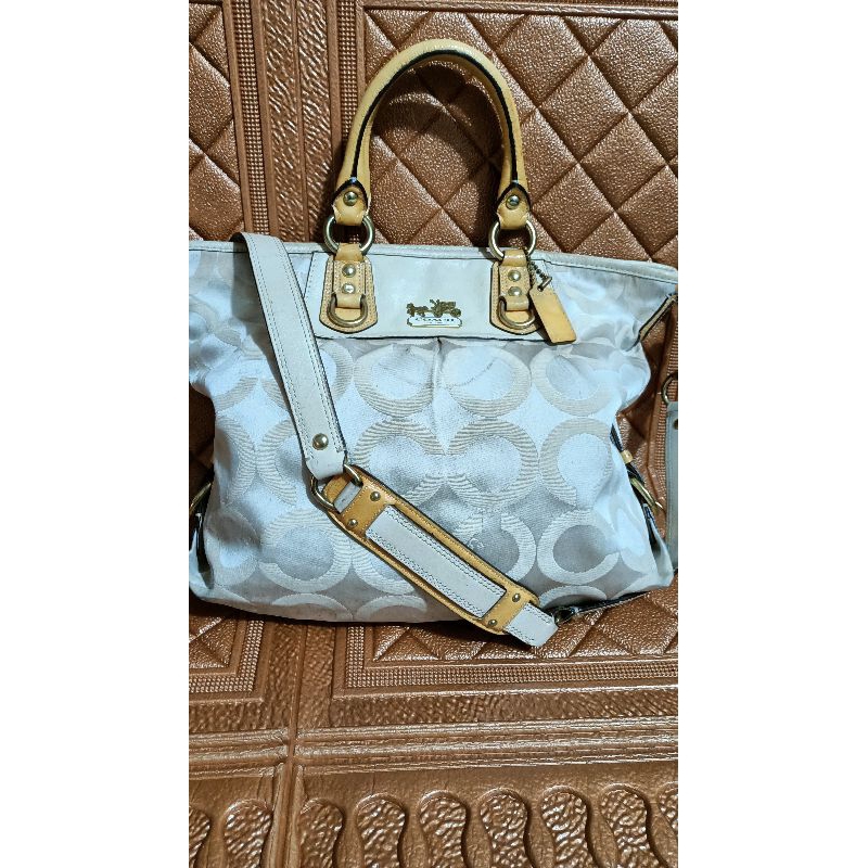 coach medison large kulit asl mix canvas