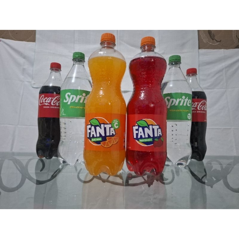 

Minuman bersoda (Coca cola, sprite, fanta)