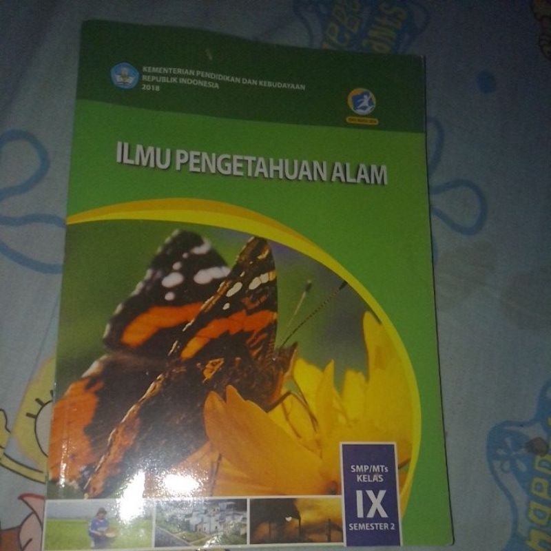

Buku ilmu pengetahuan alam IPA smp/mts kelas 9 semester 2