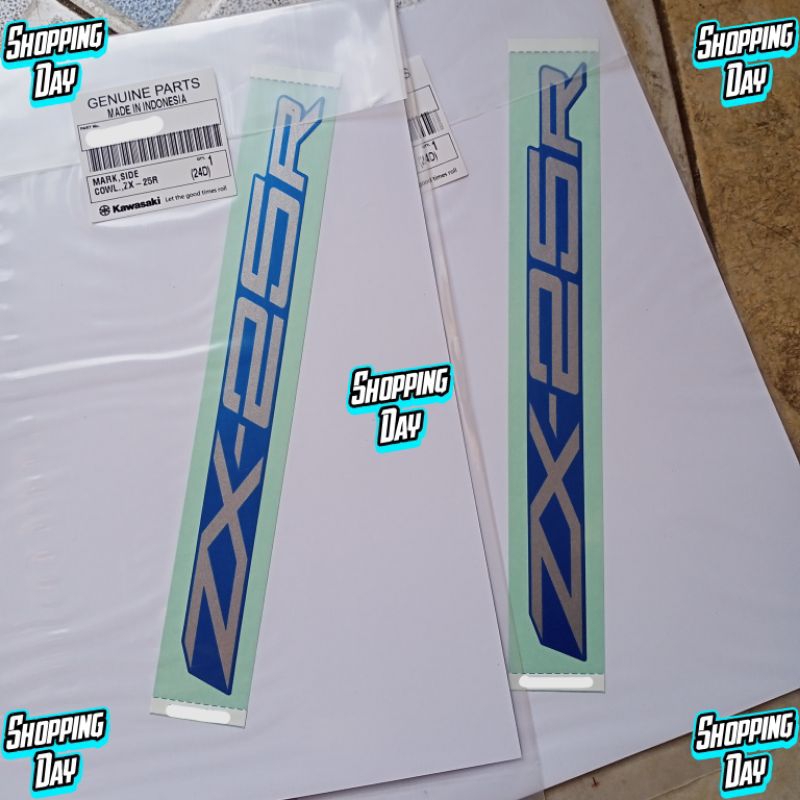 Stiker zx-25r zx 25 r zx25r biru 2024 ORIGINAL