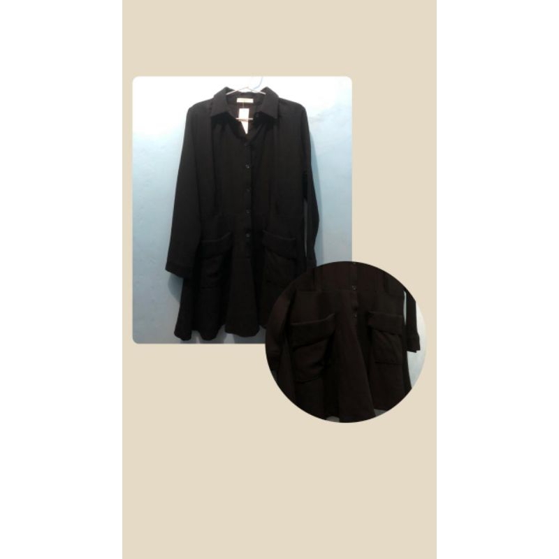 Blazer tunik wanita