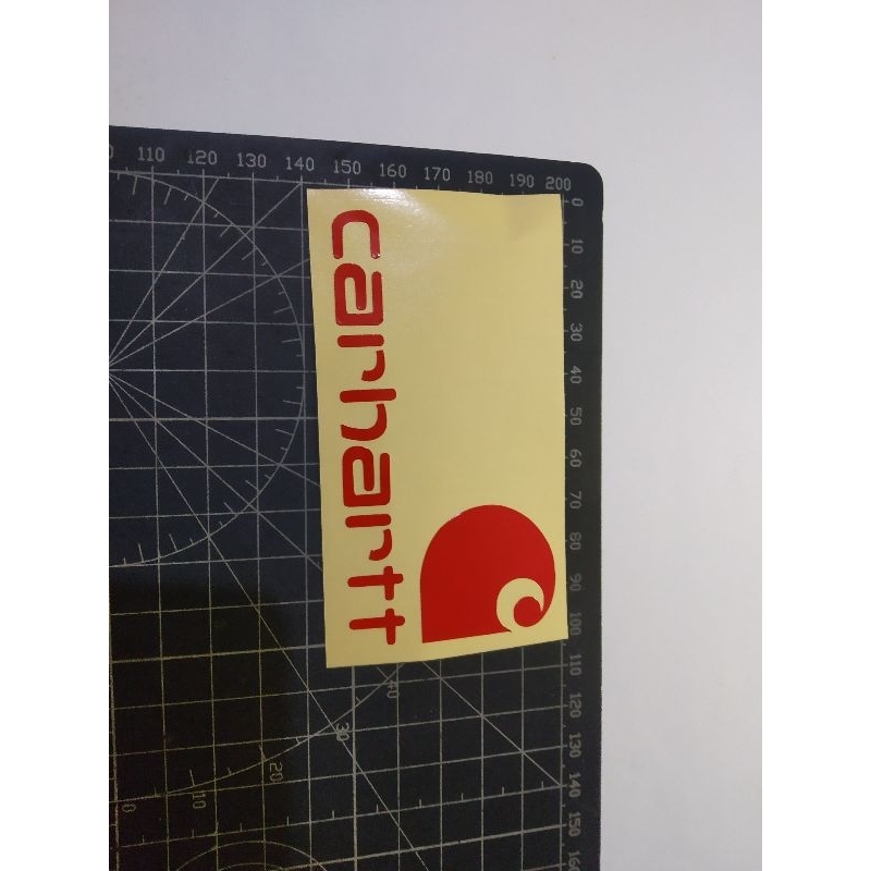

cutting stiker carhartt