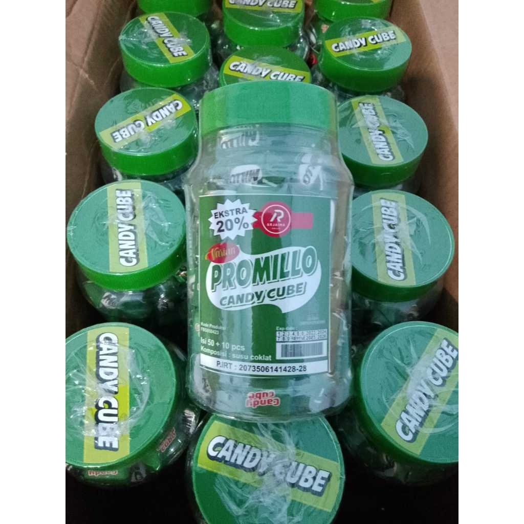

PROMILLO CANDY CUBE ISI 60 PCS