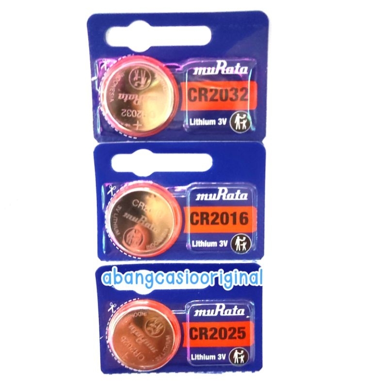 Baterai Murata 2016 2025 2032 CR2016 SR2025 CR2032 ORIGINAL MURATA