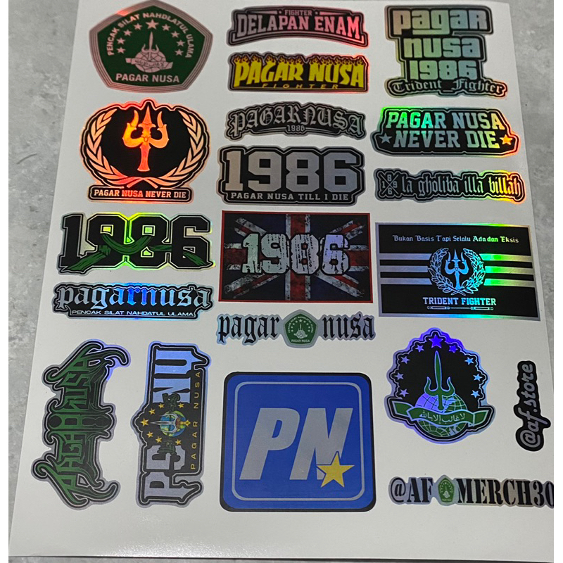 

Stiker Hologram PAGAR NUSA/PN Hologram Stiker anti air