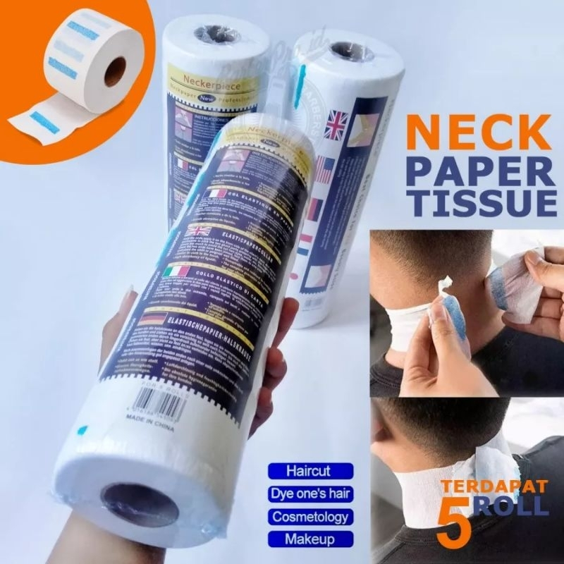 Tisu Leher Tissue Leher Neck Paper Tisu Barber