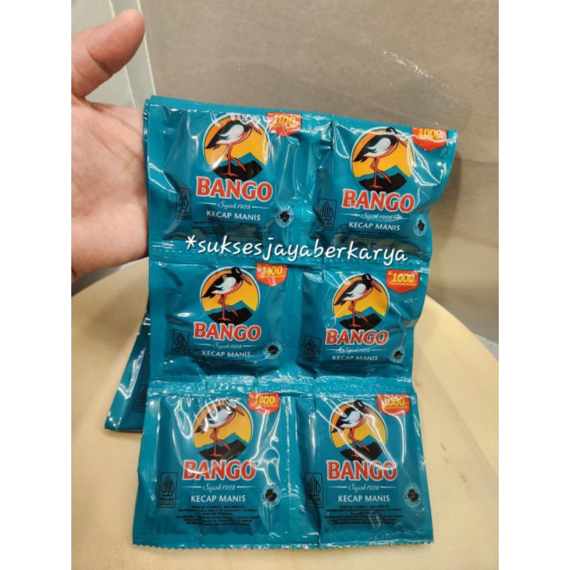 

Kecap Manis Bango Sachet kemasan 18 ML Surabaya