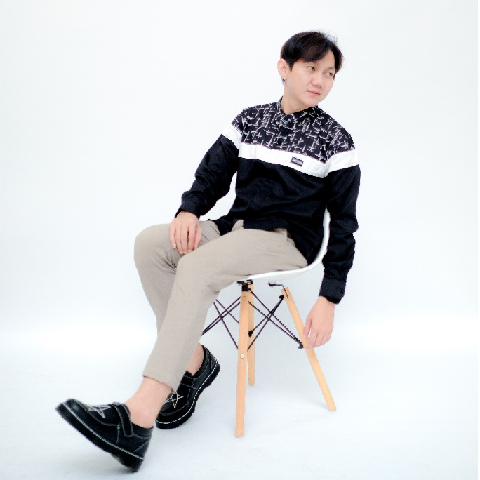 Hot Deals El Rumi Baju Koko Pria Lengan Panjang Motif Senopati Series Kemeja Pria Kombinasi