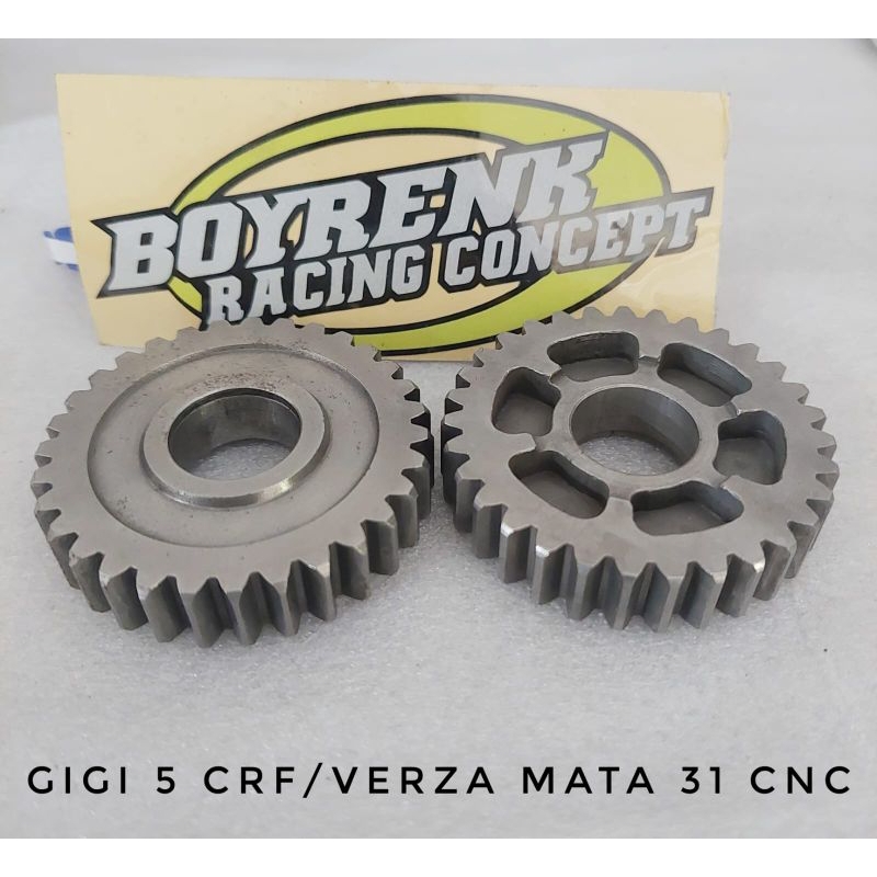 GIGI 5 RASIO CRF 150 VERZA MEGAPRO NEW 31T-BOYRENK