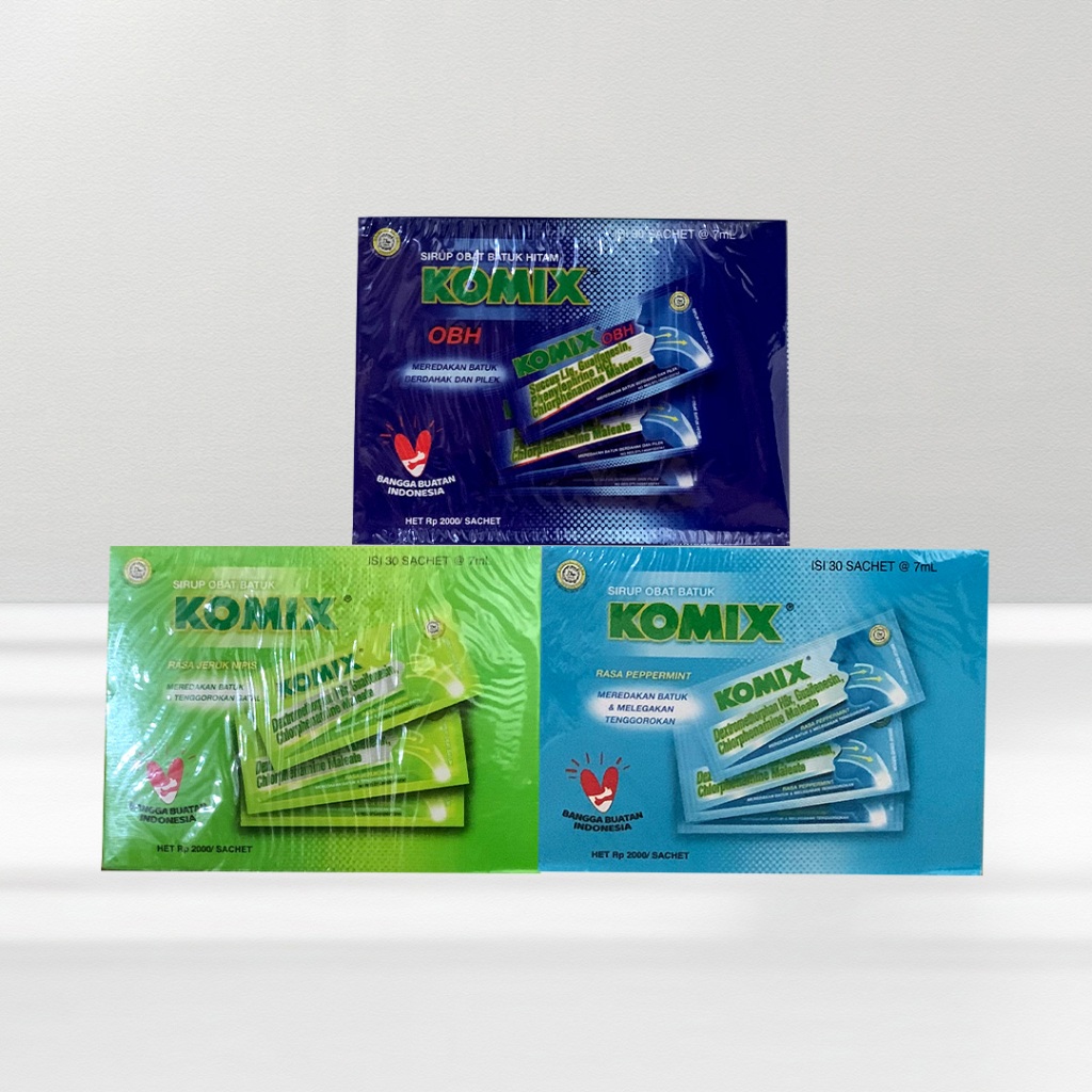 KOMIX Sirup Obat Batuk BOX isi 30 Sachet