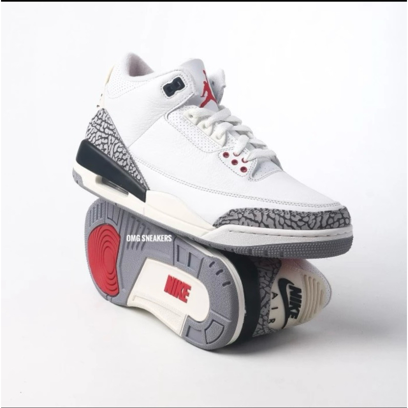 Air Jordan 3 Retro White Cement Reimagined - BNIB Original 100%