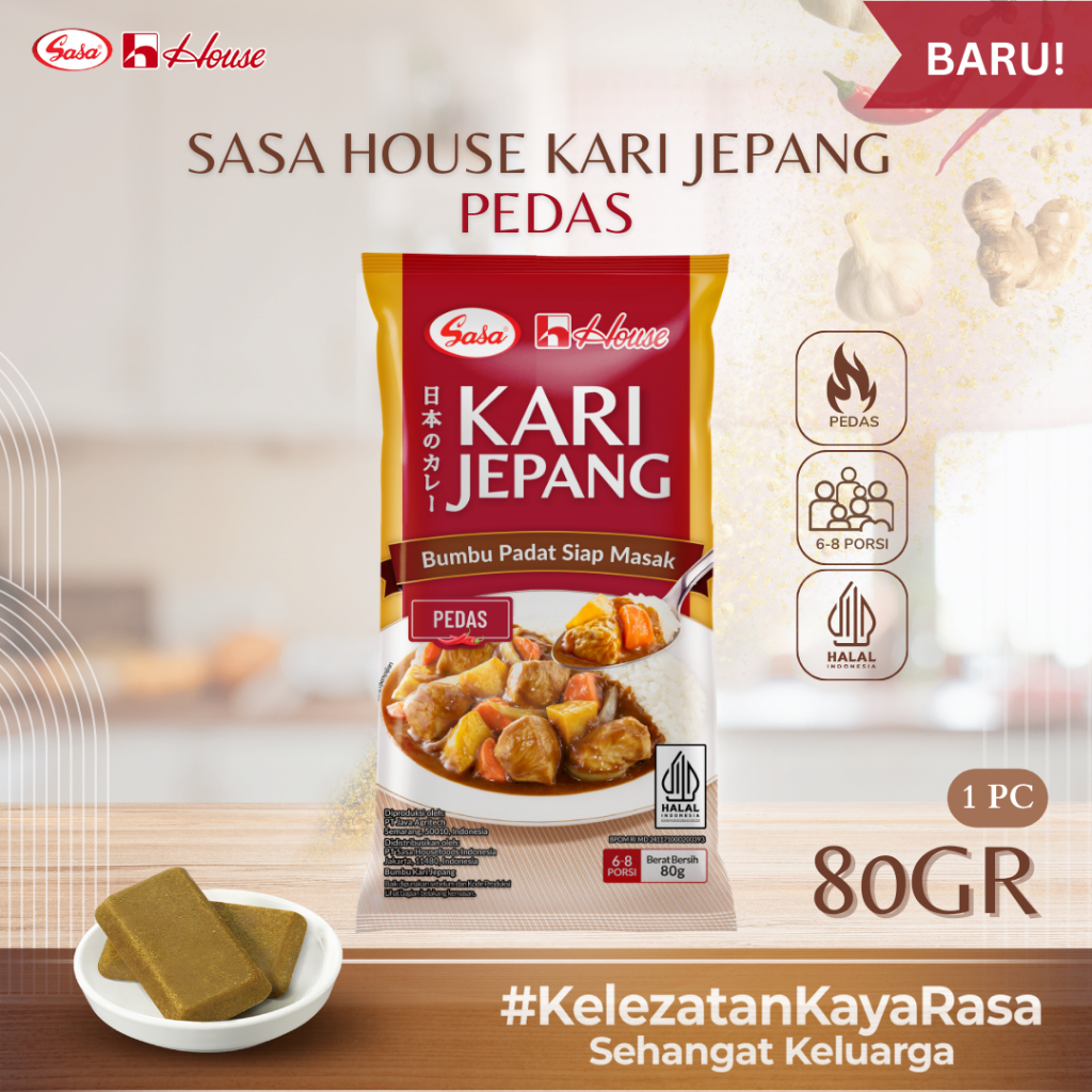 

Sasa House Kari Jepang 80 gram Pedas