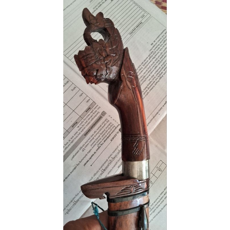 GAGANG/HANDLE GOLOK UKIR WAYANG