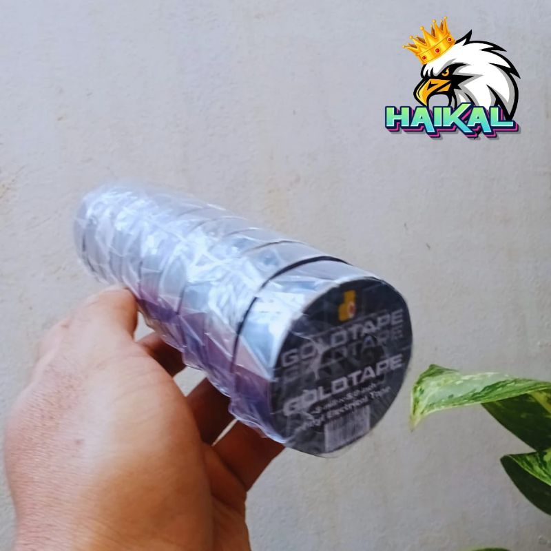

Isolasi Hitam Goldtape 1 Slop Isi (10pcs)