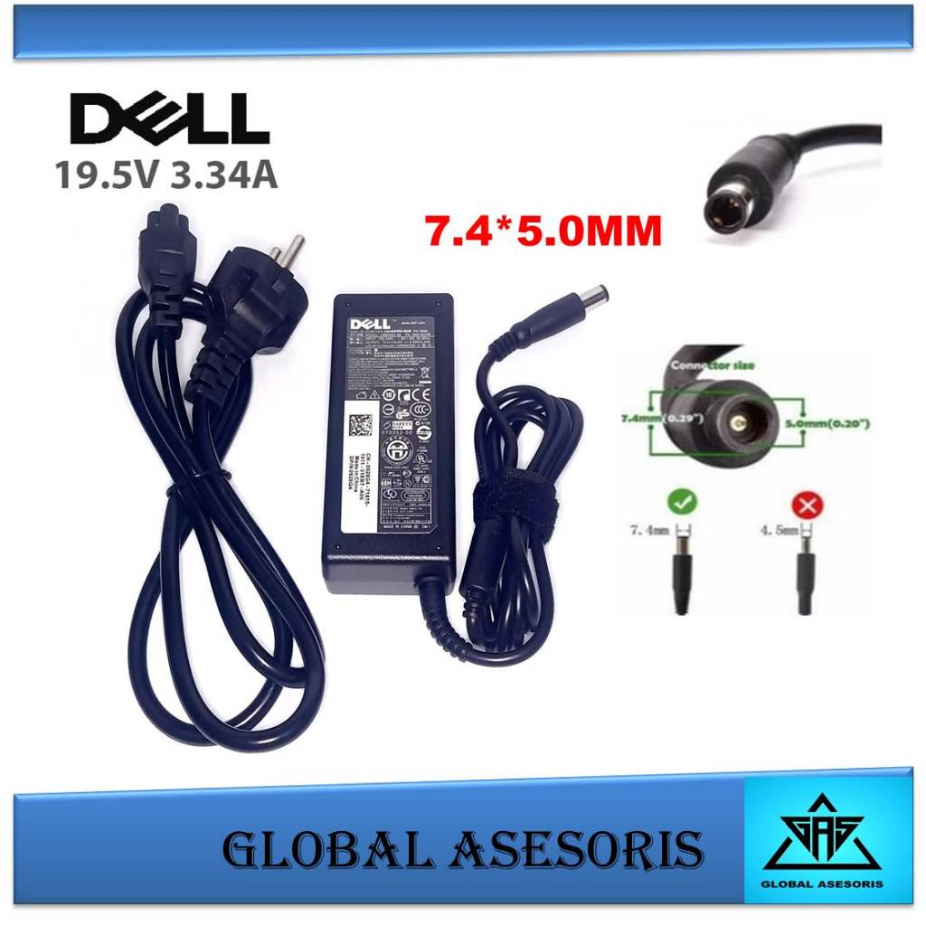 Charger Laptop Dell Inspiron 14 15 3501 3505 3502 5502 5406 5515 5100 5505 7300 7400 Vostro 5301 540