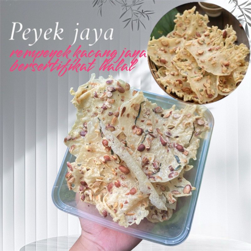 

1 pack peyek kacang tanah 200 gr