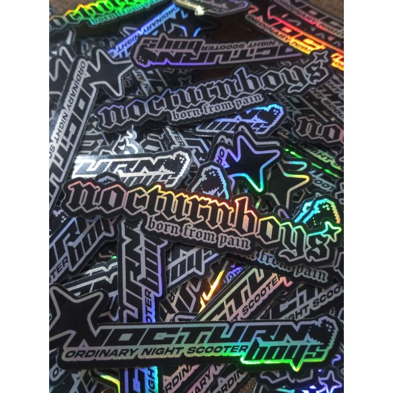 

STICKER HOLOGRAM NOCTURNALBOYS V2+V3