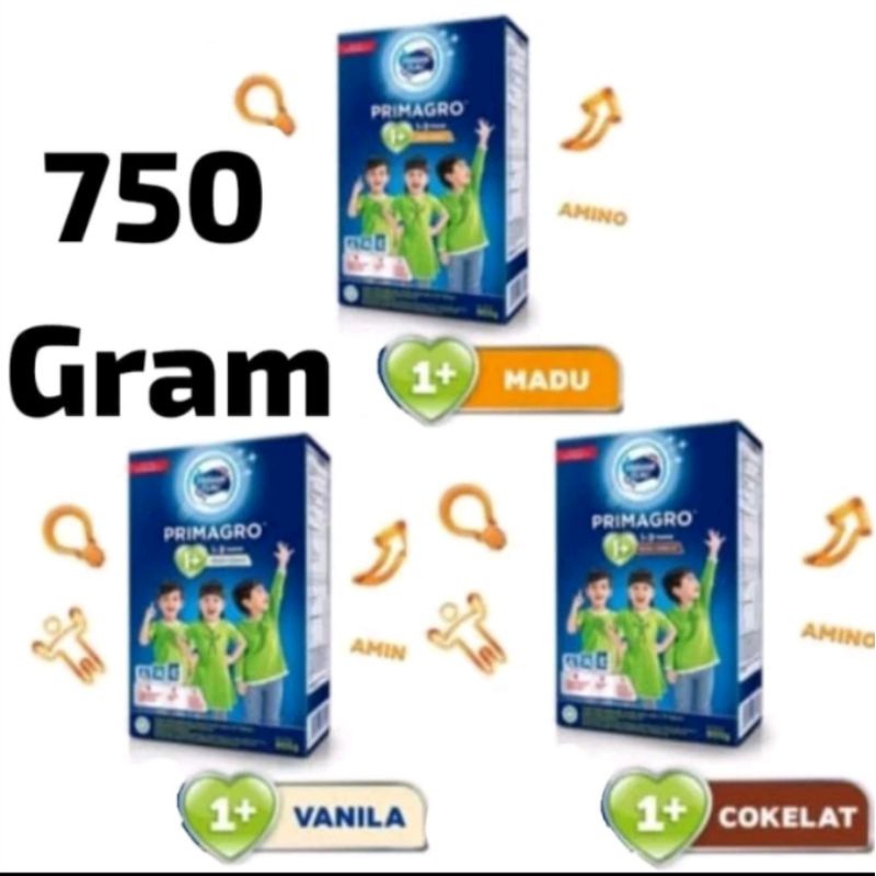 

FRISIAN FLAG primagro 1+ 750gr rasa cokelat/vanila/madu
