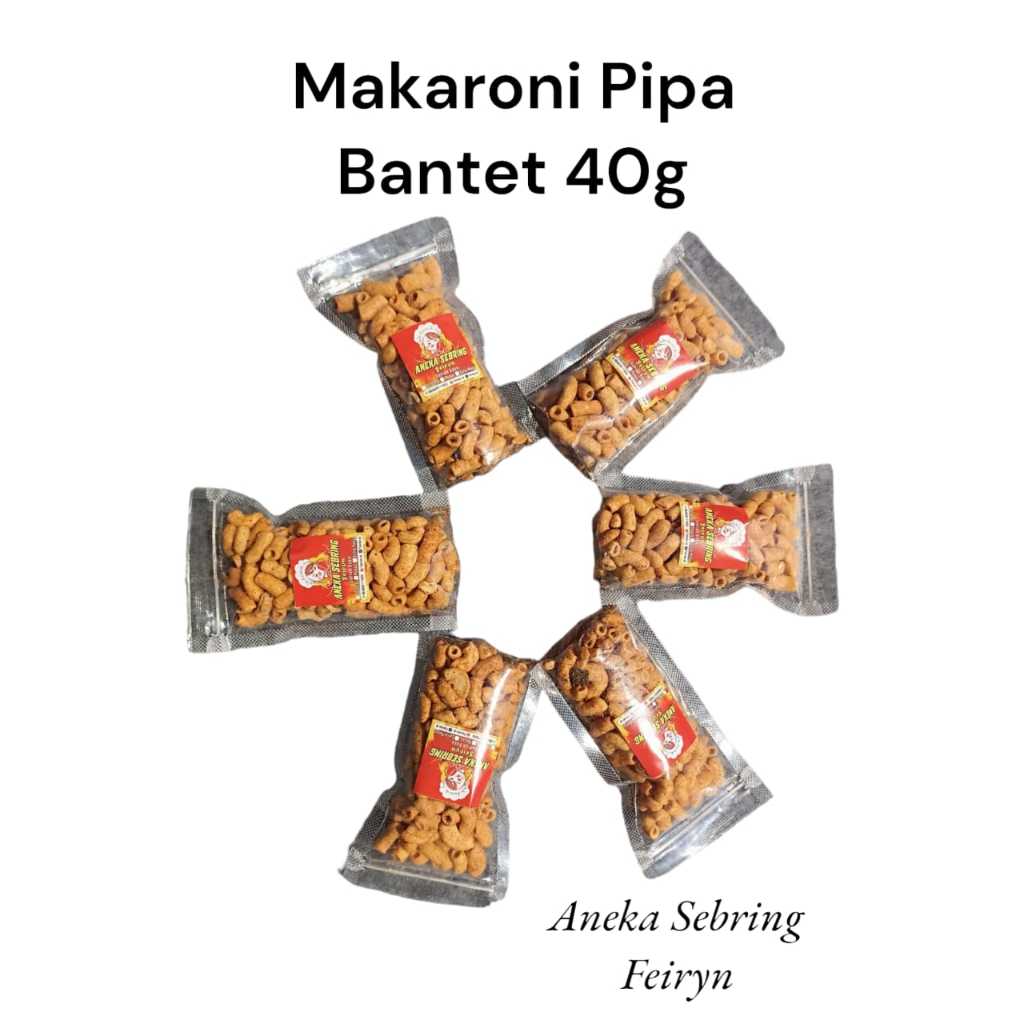 

Makaroni Pipa Bantet 40g [Aneka Sebring Feiryn]
