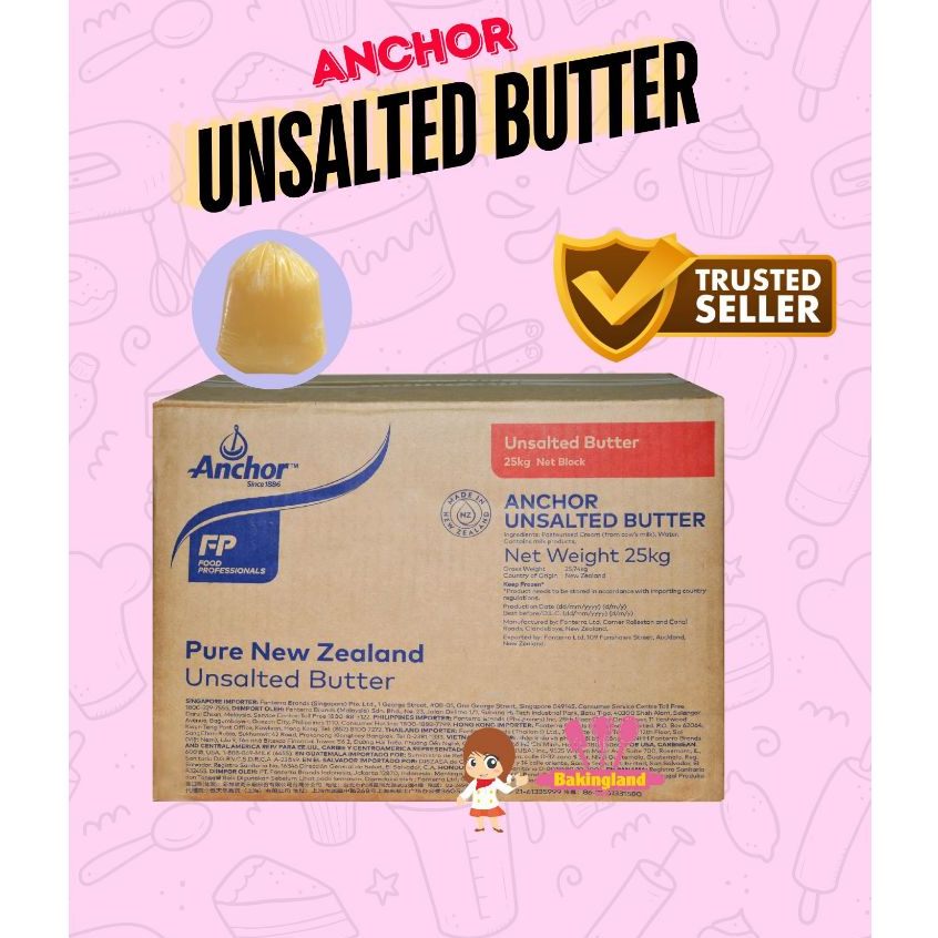 

Anchor Unsalted Butter 500gr