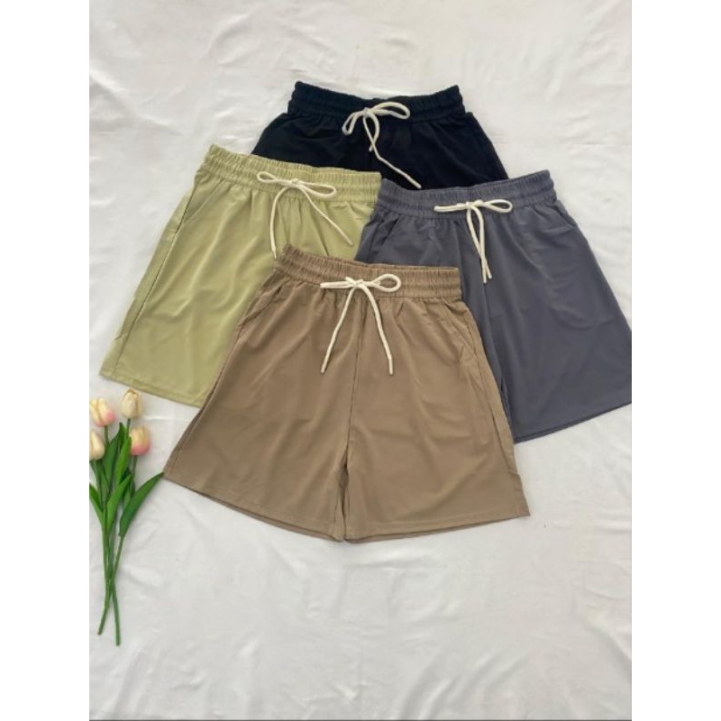 New ready stok barang import china// celana pendek cewek katun basic// premium import china
