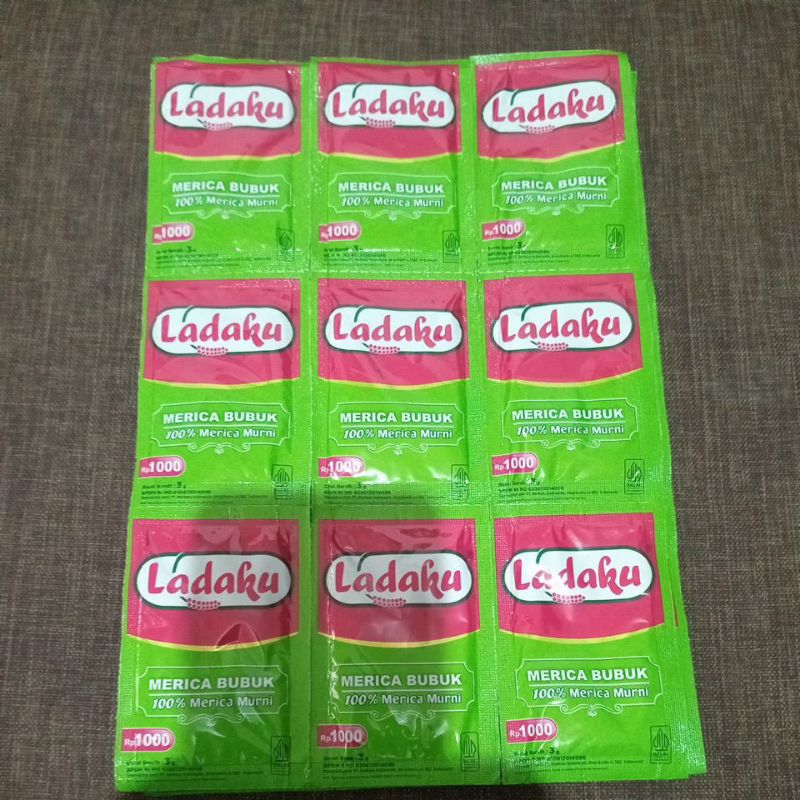 

Ladaku merica bubuk 100% murni 1 Renteng isi 12pcs