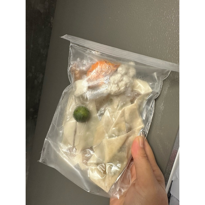

pangsit kuah instan