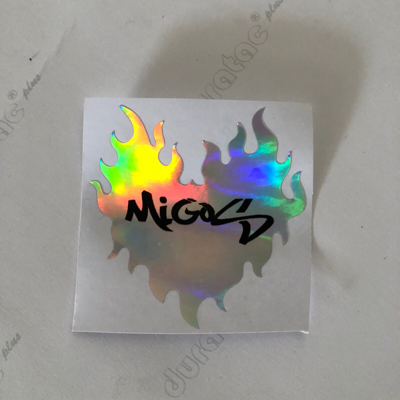 

Stiker migos v3 aerox (5rb isi 1pcs) hologram