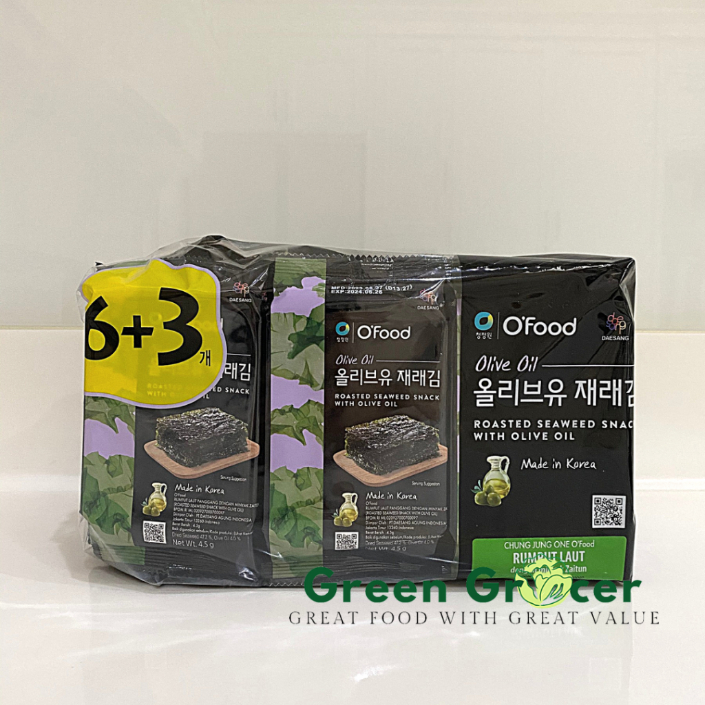 

RB CHUNG JUNG ONE Seaweed/Nori with Olive Oil (6+3) 4.5GR x9 /Rumput Laut
