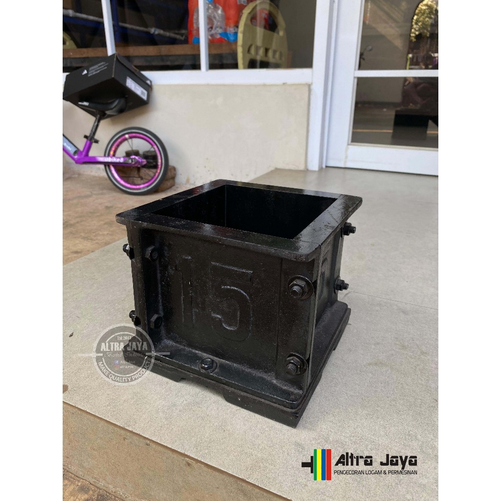 CETAKAN KUBUS BETON 15 x 15 cetakan uji Beton