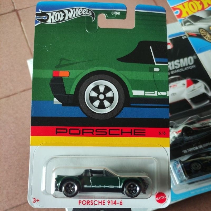 HOT WHEELS PORSCHE 914-6 HIJAU/ PORSCHE SERIES