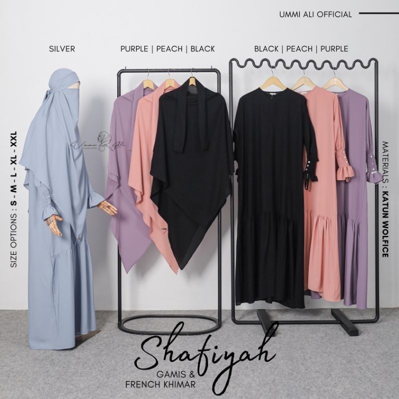 Gamis Shafiyah set French Khimar