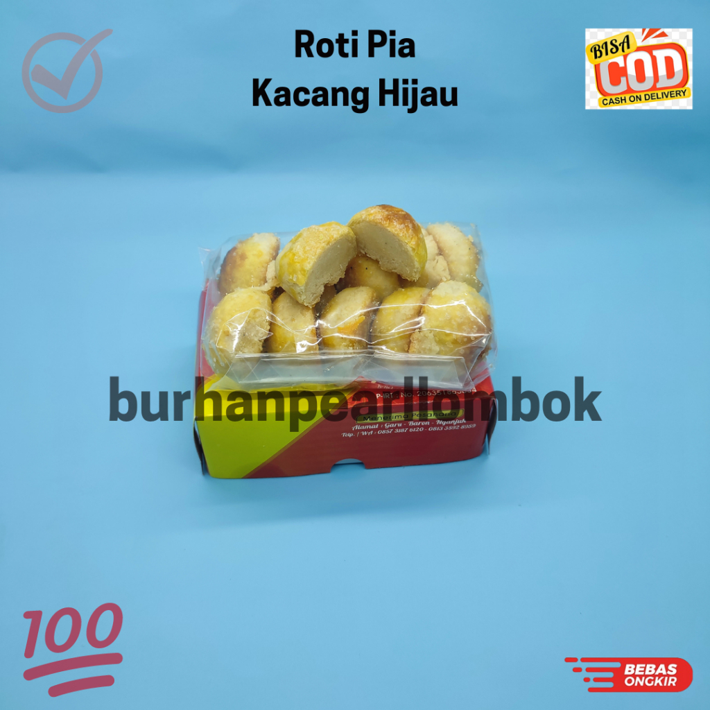 

Bakpia Oleh - Oleh Khas Kotak Isi 10 Biji B